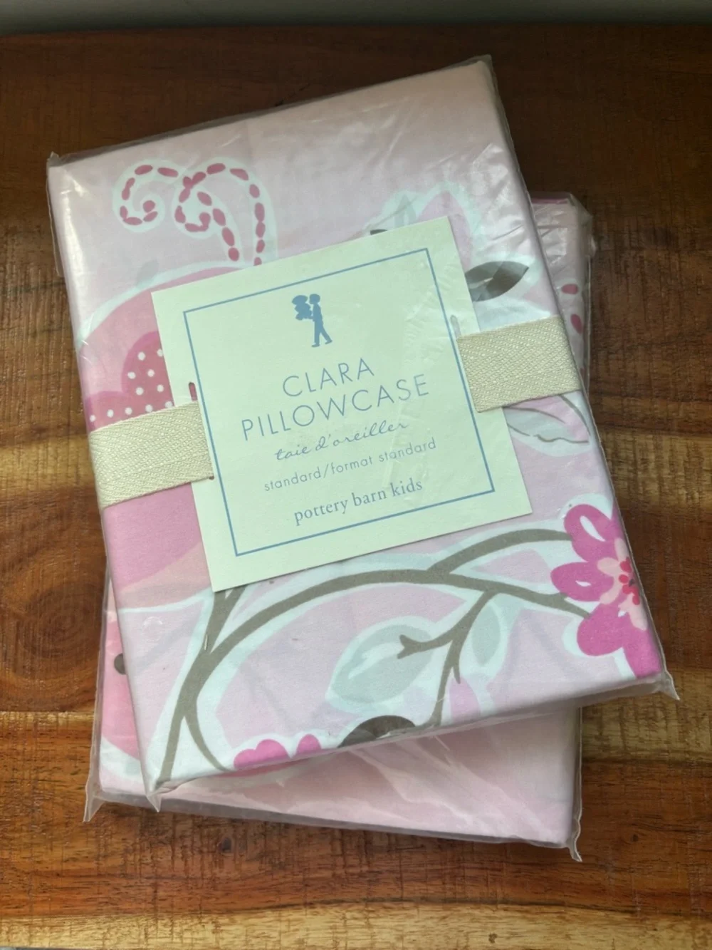 Pottery Barn Kids Pink Floral Clara Pillowcase - Standard
